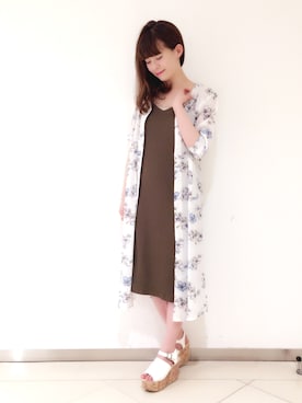 「archives（アルシーヴ）のアイテム（ジャケット/アウター）」を使った、akaneさん（レディース・162cm）の春コーディネート