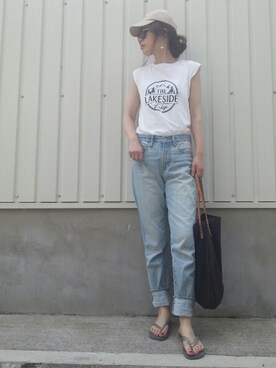 naoさん（レディース・166cm）の夏コーディネート