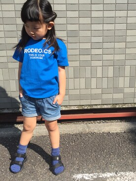 「AVAN LILY（アヴァンリリィ）のアイテム（パンツ）」を使った、aika***さん（キッズ・100cm）の夏コーディネート