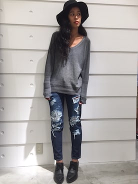 「Regalect（リガレクト）のアイテム」を使った、Regalectさん（レディース・163cm）の秋コーディネート