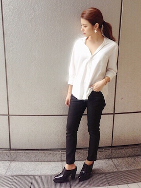 「Regalect（リガレクト）のアイテム」を使った、Regalectさん（レディース・163cm）の秋コーディネート