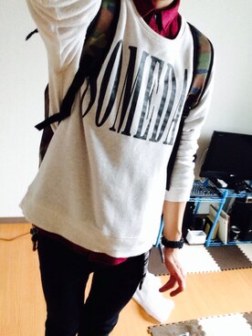 秀明さん（メンズ・176cm）の春コーディネート