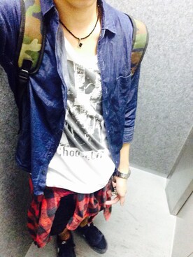 秀明さん（メンズ・176cm）の夏コーディネート