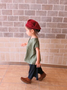 「 KIDS」｜cocoさん（キッズ・90cm）の秋コーディネート