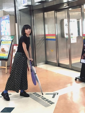 「喫茶巡り」｜そぜさん（レディース・165cm）の夏コーディネート