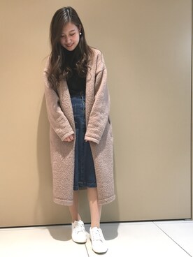 「RANDA」｜「アイテム（スニーカー）」を使った、rino.iさん（レディース・161cm）の秋コーディネート