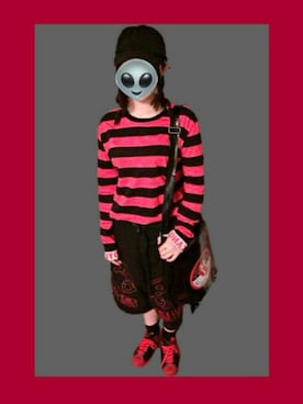 「aveil（アベイル）のアイテム（帽子）」を使った、uさん（レディース・153cm）の秋コーディネート