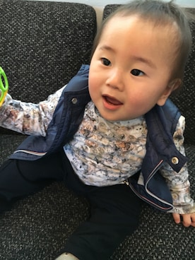 「DIESEL KIDS（ディーゼルキッズ）のアイテム（Tシャツ/カットソー、その他）」を使った、toraさん（レディース）の春コーディネート