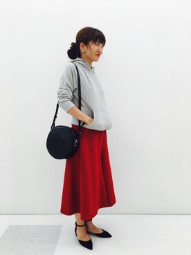 Kaho Tanakaさん（レディース・158cm）の秋コーディネート