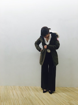 Kaho Tanakaさん（レディース・158cm）の秋コーディネート