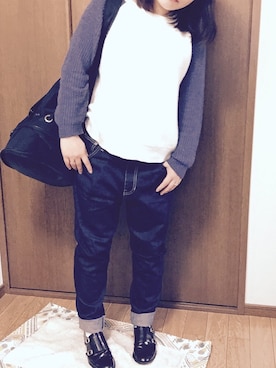 「友達」｜「アイテム（アクセサリー）」を使った、momoさん（レディース・149cm）の秋コーディネート