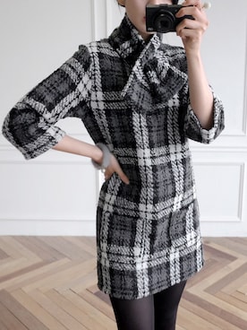 「 ラクチンコーデ」｜hyuna_uptownholicさん（レディース・159cm）の冬コーディネート