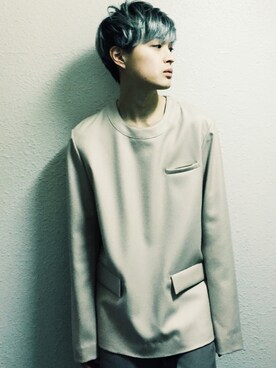 「DRESSEDUNDRESSED（ドレスドアンドレスド）のアイテム（ナイロンジャケット）」を使った、Ryutaroさん（メンズ・168cm）の春コーディネート