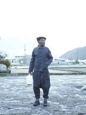 「SET UP」｜「アイテム（セットアップ）」を使った、タカムラダイスケさん（メンズ・170cm）の春コーディネート