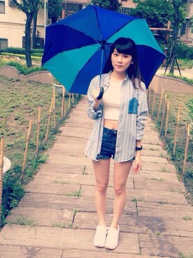 「ADLIB（アドリブ）のアイテム」を使った、adlibTaiwanさん（レディース・158cm）の春コーディネート