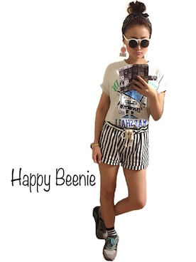 「Marc by Marc Jacobs（マークバイマークジェイコブス）のアイテム（財布/小物）」を使った、Happy Beenieさん（レディース・151cm）の夏コーディネート
