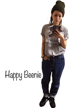 「BLUE WAY（ブルーウェイ）のアイテム」を使った、Happy Beenieさん（レディース・151cm）の夏コーディネート