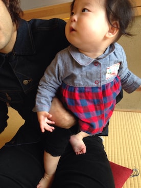 すみれさん（キッズ・70cm）の秋コーディネート