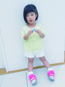 「おめかしコーデ」｜AIさん（キッズ・90cm）の春コーディネート