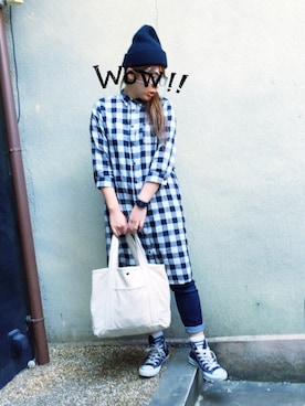 AIさん（レディース・159cm）の春コーディネート