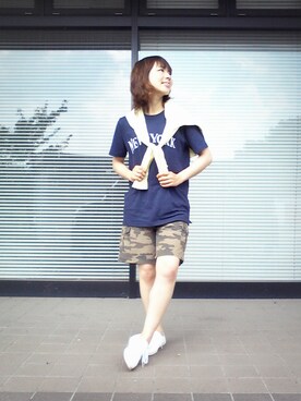 rierie993さん（レディース・151cm）の夏コーディネート