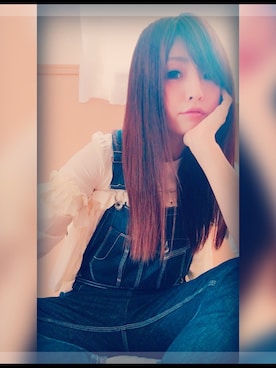 「DIESEL（ディーゼル）のアイテム（オールインワン・サロペット）」を使った、綾莉-akoさん（レディース・158cm）の秋コーディネート