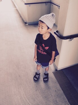 peiさん（キッズ・110cm）の夏コーディネート