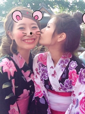 「NOのアイテム（その他）」を使った、Rinaさん（レディース・154cm）の夏コーディネート