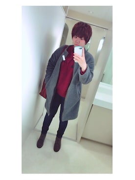 「FINAL DECISION（ファイナルディシジョン）のアイテム（ジャケット/アウター）」を使った、まこ＊さん（レディース・162cm）の冬コーディネート