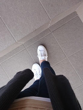 「SUPERGA（スペルガ）のアイテム（シューズ）」を使った、sana_hijooさん（レディース・152cm）の冬コーディネート
