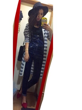 「ハットコーデ」｜miriさん（レディース・163cm）の秋コーディネート