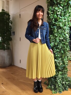 「ANOTHER BRANCH（アナザーブランチ）のアイテム（ジャケット/アウター）」を使った、YUKIKOさん（レディース・157cm）の冬コーディネート