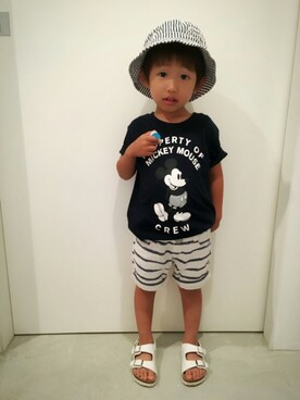 Souさん（キッズ・100cm）の夏コーディネート
