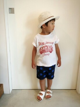 Souさん(キッズ・100cm)の夏コーディネート
