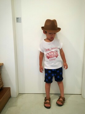 Souさん(キッズ・100cm)の夏コーディネート