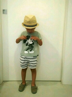 Souさん（キッズ・100cm）の夏コーディネート