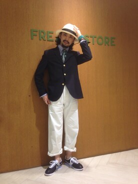 キムさんさん（メンズ・170cm）の夏コーディネート