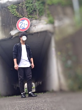 「roshell（ロシェル）のアイテム（バッグ）」を使った、かんぱんさん（メンズ・169cm）の春コーディネート