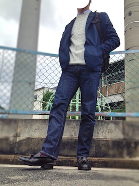 「roshell（ロシェル）のアイテム（バッグ）」を使った、かんぱんさん（メンズ・169cm）の春コーディネート