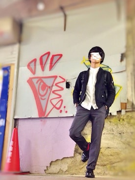 かんぱんさん（メンズ・169cm）の秋コーディネート