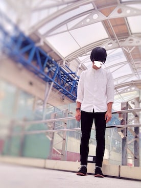 「激安コーデ」｜「アイテム（その他シューズ）」を使った、かんぱんさん（メンズ・169cm）の秋コーディネート