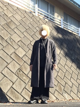 「BellyButton（ベリーボタン）のアイテム」を使った、かんぱんさん（メンズ・169cm）の冬コーディネート