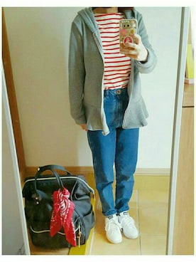 「ぺプラム」｜「アイテム（その他）」を使った、yunchiさん（レディース・153cm）の夏コーディネート