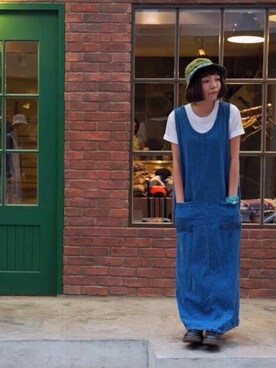 「70s」｜「アイテム（その他シューズ）」を使った、Jessie さん（レディース・156cm）の春コーディネート