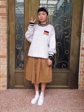 「asos」｜「アイテム（腕時計）」を使った、Jessie さん（レディース・156cm）の春コーディネート