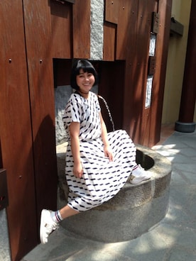 「DADA（ダダ）のアイテム」を使った、ashinさん（レディース・158cm）の夏コーディネート