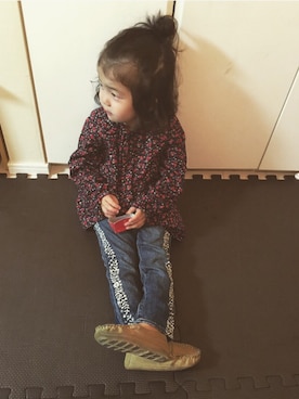 「babygap」｜「アイテム（その他シューズ）」を使った、hhh*kkkさん（キッズ・90cm）の夏コーディネート