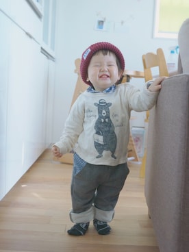 takeさん（キッズ・70cm）の春コーディネート