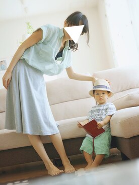takeさん（キッズ・80cm）の夏コーディネート