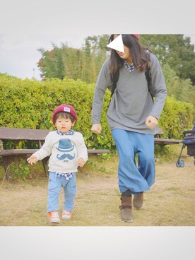 takeさん（キッズ・80cm）の秋コーディネート